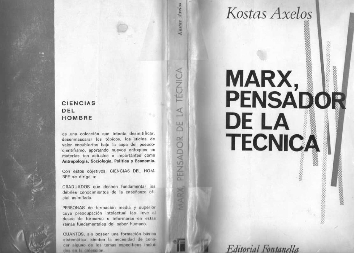 Marx, pensador de la técnica